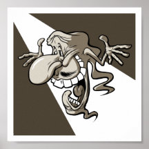 Milton Moustachio Poster