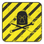 Milwaukee Makerspace Logo Square Sticker (Dirty)