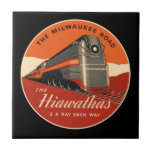 Milwaukee Road Hiawatha Train Tiles