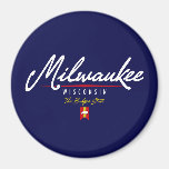 Milwaukee Script Magnet