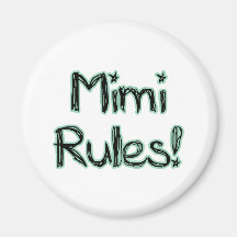 Mimi Rules! Fridge Magnets