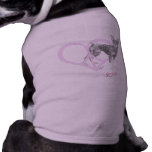 Min Pin Heart Peace Sign Dog T-Shirt pet clothing