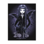 "Mina" Gothic Blue Bite Me Vampire Fairy Postcard