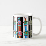 Minaret Stylised Illustration, Multi-Coloured Coffee Mugs