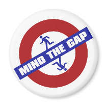 MIND_THE_GAP FRIDGE MAGNETS