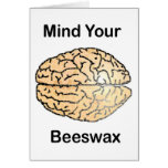 Mind Your Beeswax: Honeycomb Brain cards