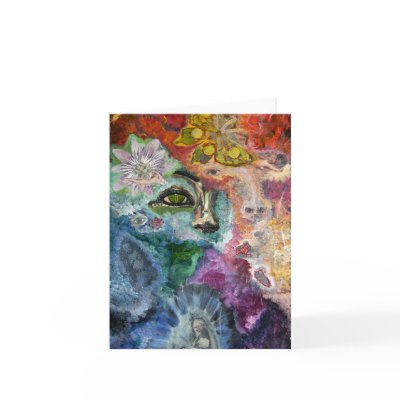 Mind's Eye Note Card by OcelotDreamer