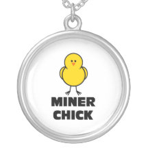 Miner Chick Pendants