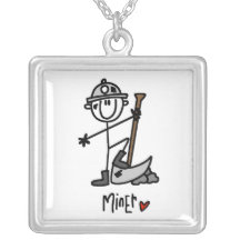 Miner Stick Figure Jewelry