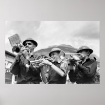 Miners' Labour Day Band, 1940 Print