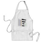 Mine's bigger than your organ apron