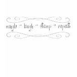 Mingle Laugh Stamp Long Sleeve t-shirts