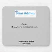 Mini Admin Mousepad