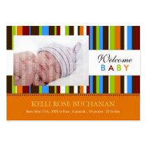 Mini Birth Announcement Cards