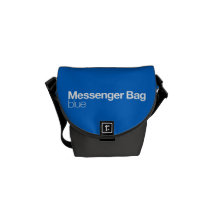 Mini Blue Messenger Bag