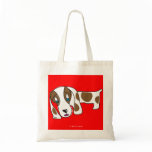 Mini Dachshund Budget Tote Canvas Bag