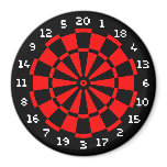 Mini Dartboard Magnet