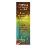 Mini prayer bookmark business cards