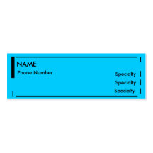 Mini Resume Business Card Templates