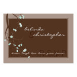 MINI RSVP REPLY CARD :: cherry blossoms 4L business cards