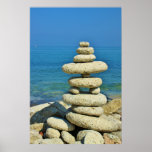 Mini Stone Stack Design Poster