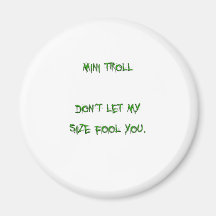 mini troll refrigerator magnets