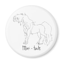Mini - tude refrigerator magnet