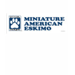 Miniature American Eskimo Blue t-shirts