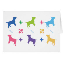 Miniature Bull Terrier Card