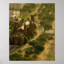 Miniature Castle Scene Print