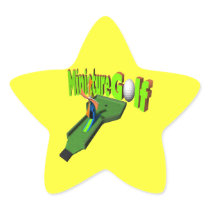 Miniature Golf Sticker