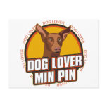 Miniature Pinscher Dog Lover postcards