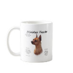 Miniature Pinscher (red) History Design mugs