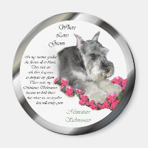 Miniature Schnauzer Art Gifts Refrigerator Magnet