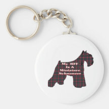 Miniature Schnauzer BFF Gifts Key Chain