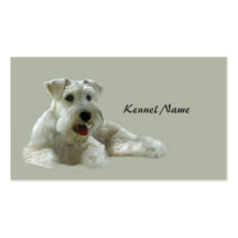 Miniature Schnauzer Breeder Business Card