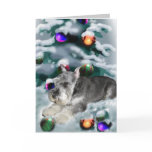 Miniature Schnauzer Christmas Gifts cards