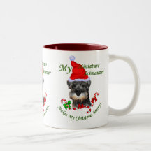 Miniature Schnauzer Christmas Gifts Coffee Mug