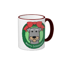 Miniature Schnauzer Christmas Mug