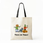 Miniature Schnauzer Halloween Tote Bag