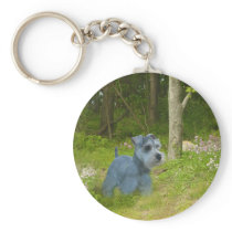 Miniature Schnauzer Keychain