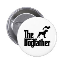 Miniature Schnauzer Pinback Button