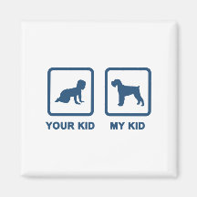Miniature Schnauzer Refrigerator Magnets