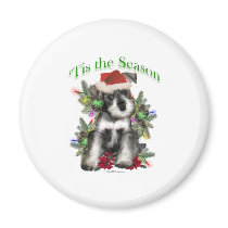 Miniature Schnauzer ‘Tis Refrigerator Magnets