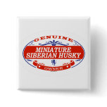 Miniature Siberian Husky  buttons