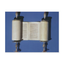 Miniature Torah Scroll, 1765 Post Card