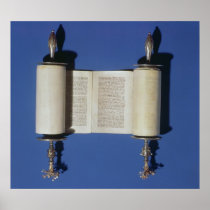 Miniature Torah Scroll, 1765 Posters
