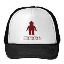 Minifig [Dark Red] by Customise My Minifig Mesh Hats