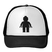 Minifig [Large Black] by Customise My Minifig Trucker Hat