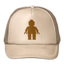 Minifig [Large Brown] by Customise My Minifig Mesh Hat
